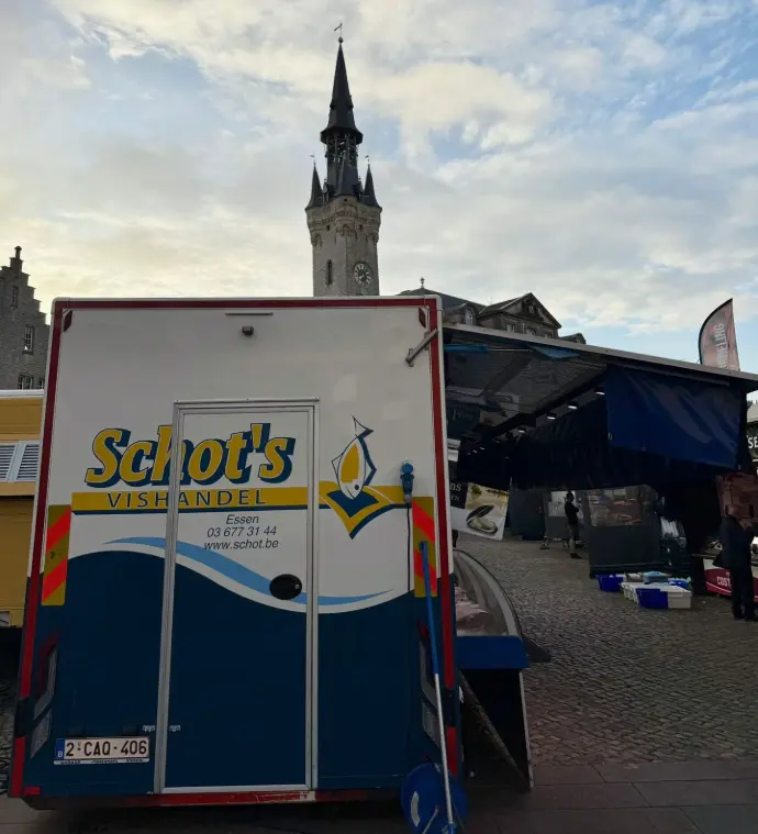 viswagen, marktwagen, Lier
