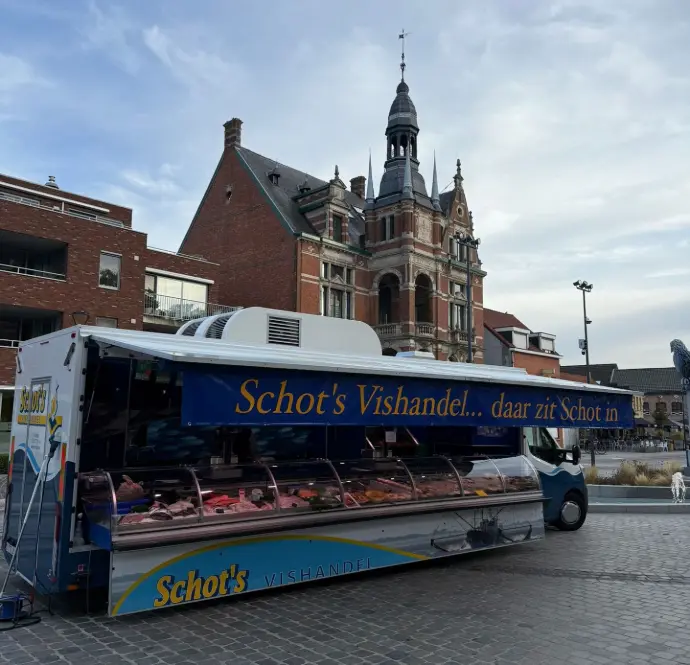 viswagen, marktwagen, Hemiksem